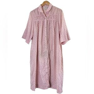 Models Coats | Vintage floral cottage maxi house coat night gown size la…